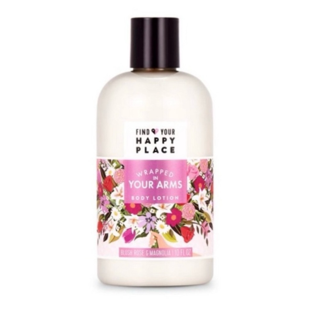 NEW Find Your Happy Place Floral Body Lotion with Blush Rose and Magnolia